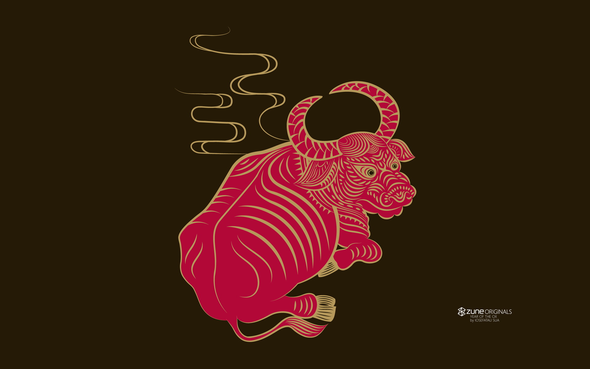 12生肖特牛特写桌面壁纸1920x1200