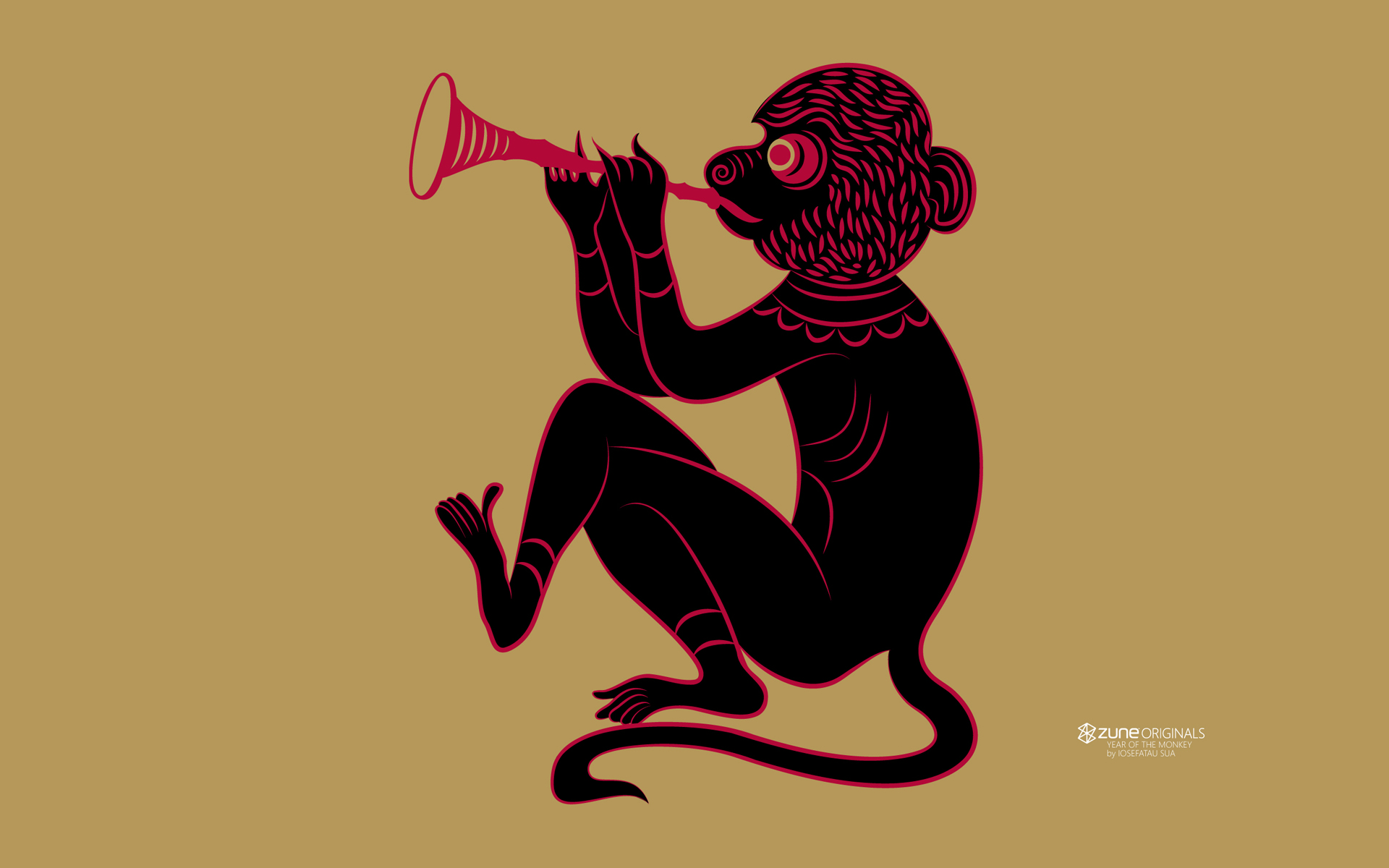 12生肖特猴特写桌面壁纸1920x1200