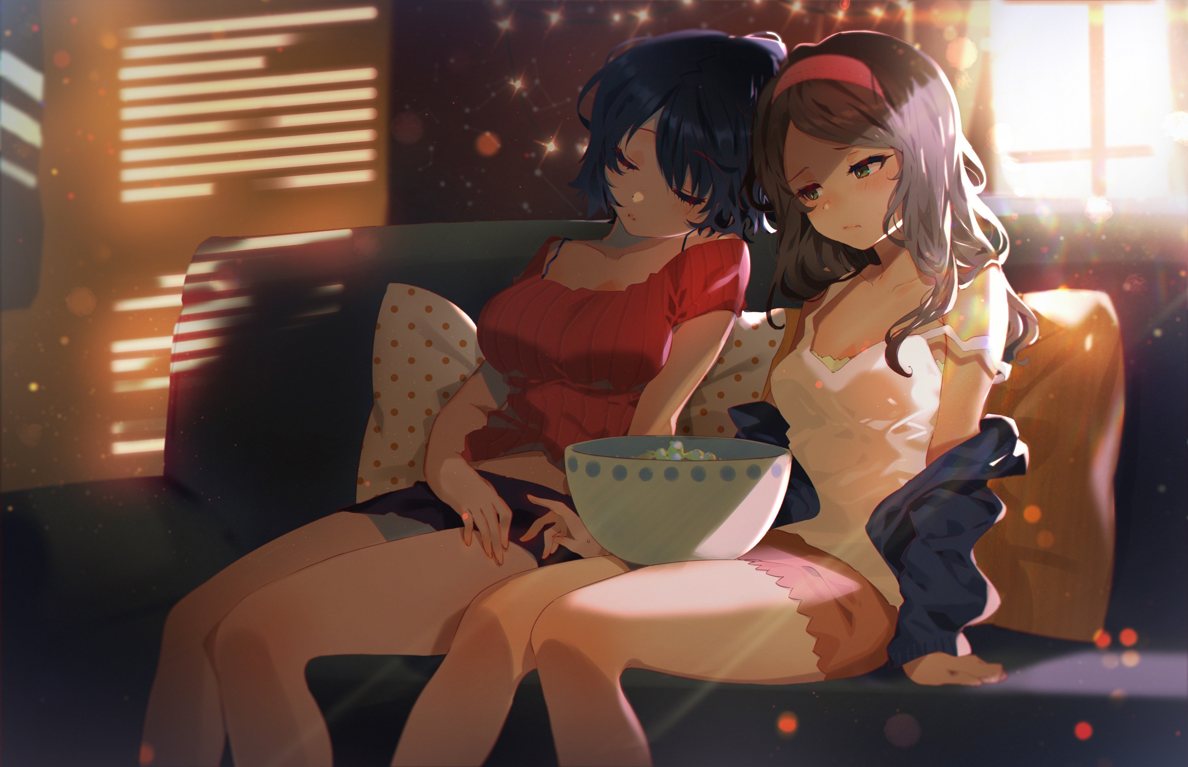 二次元女生大碗4k动漫壁纸4095x2645