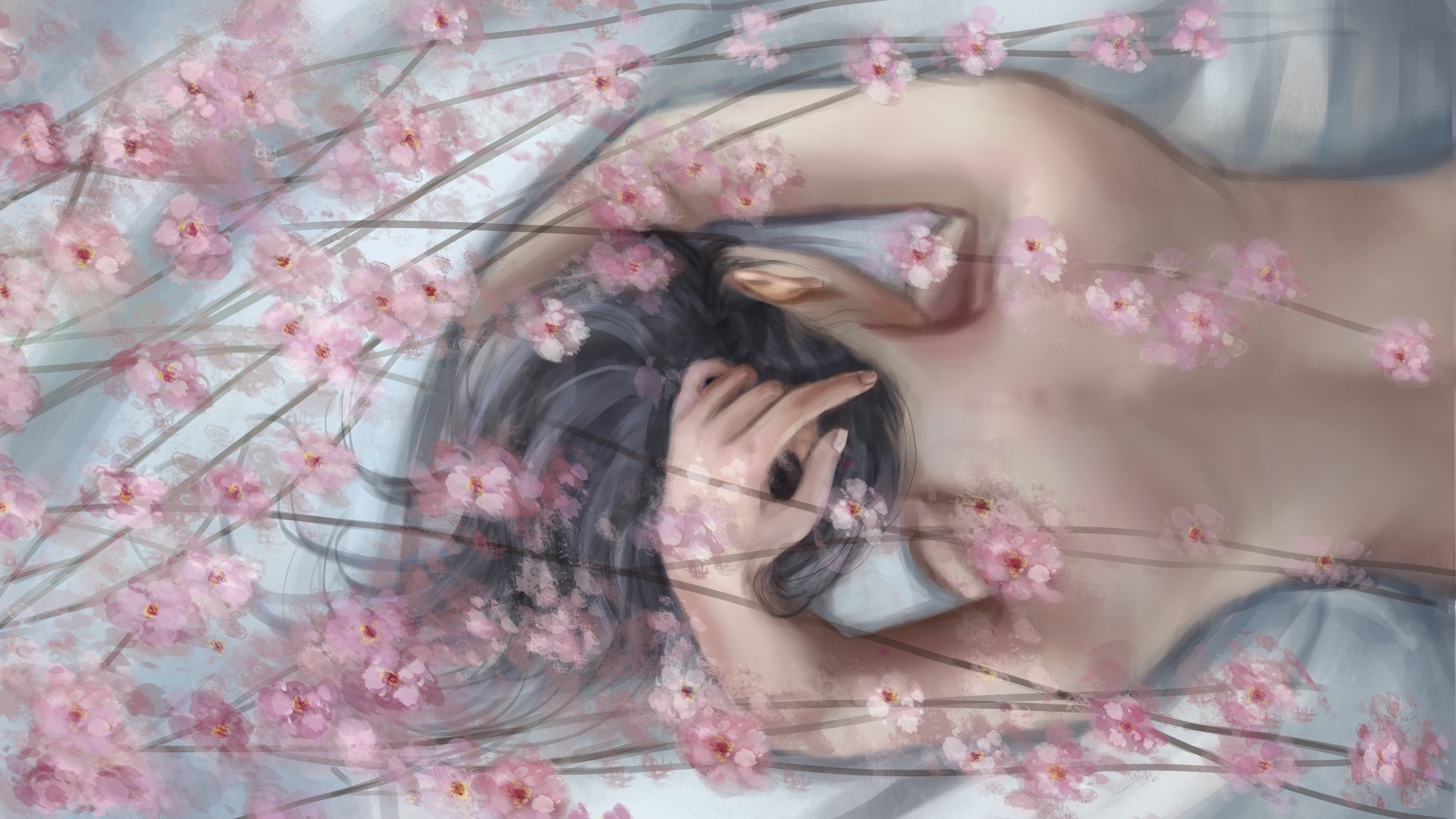 樱花满枝4k高清壁纸3840x2160