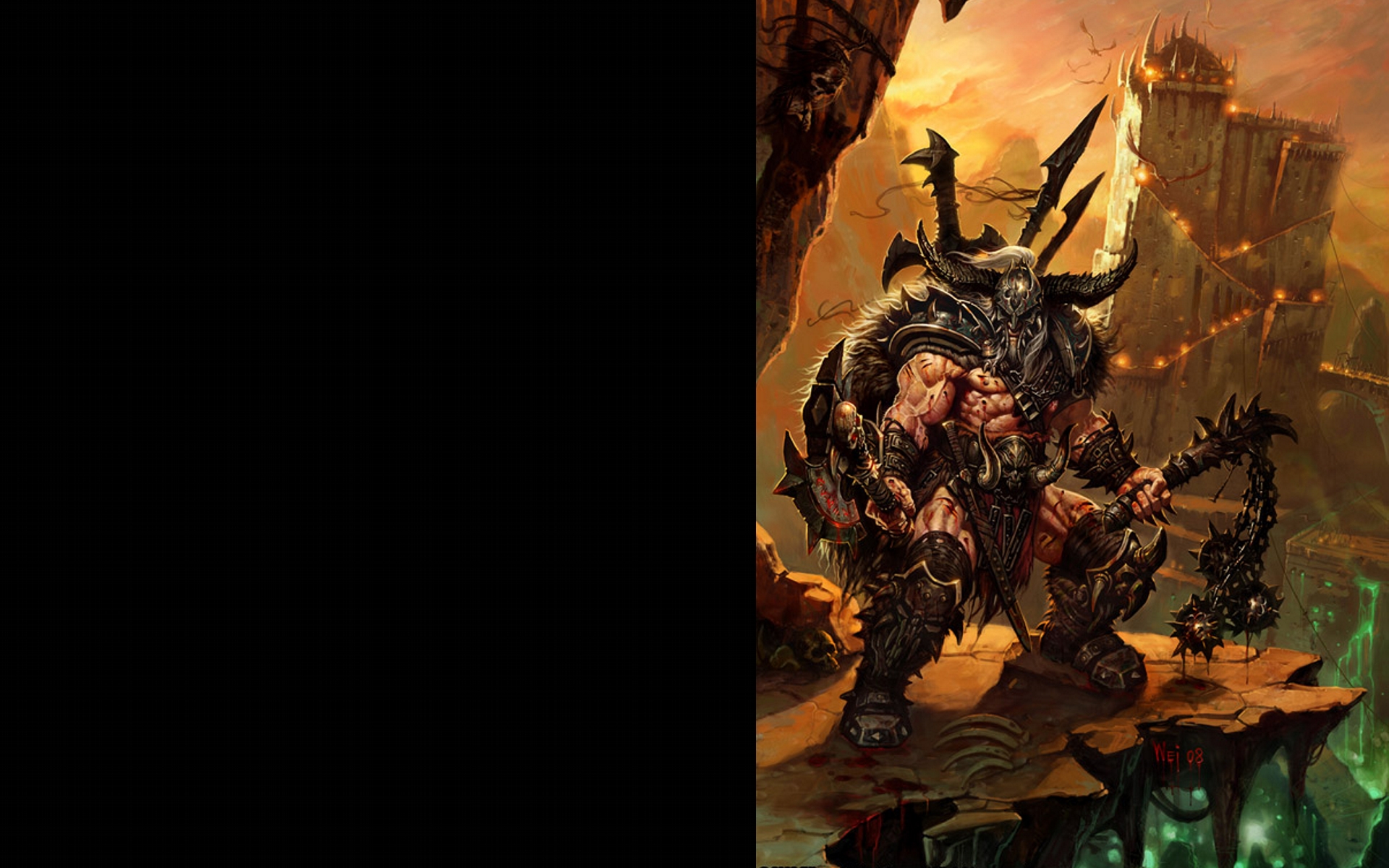 暗黑破坏神Diablo暗黑压迫高清墙纸1920x1200