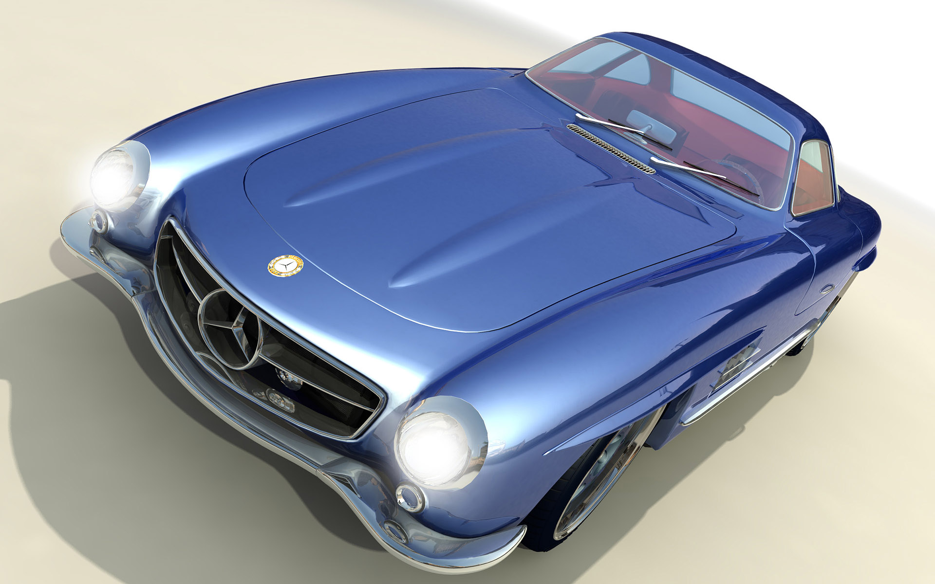 豪华轿车内饰高清桌面壁纸奢华1920x1200