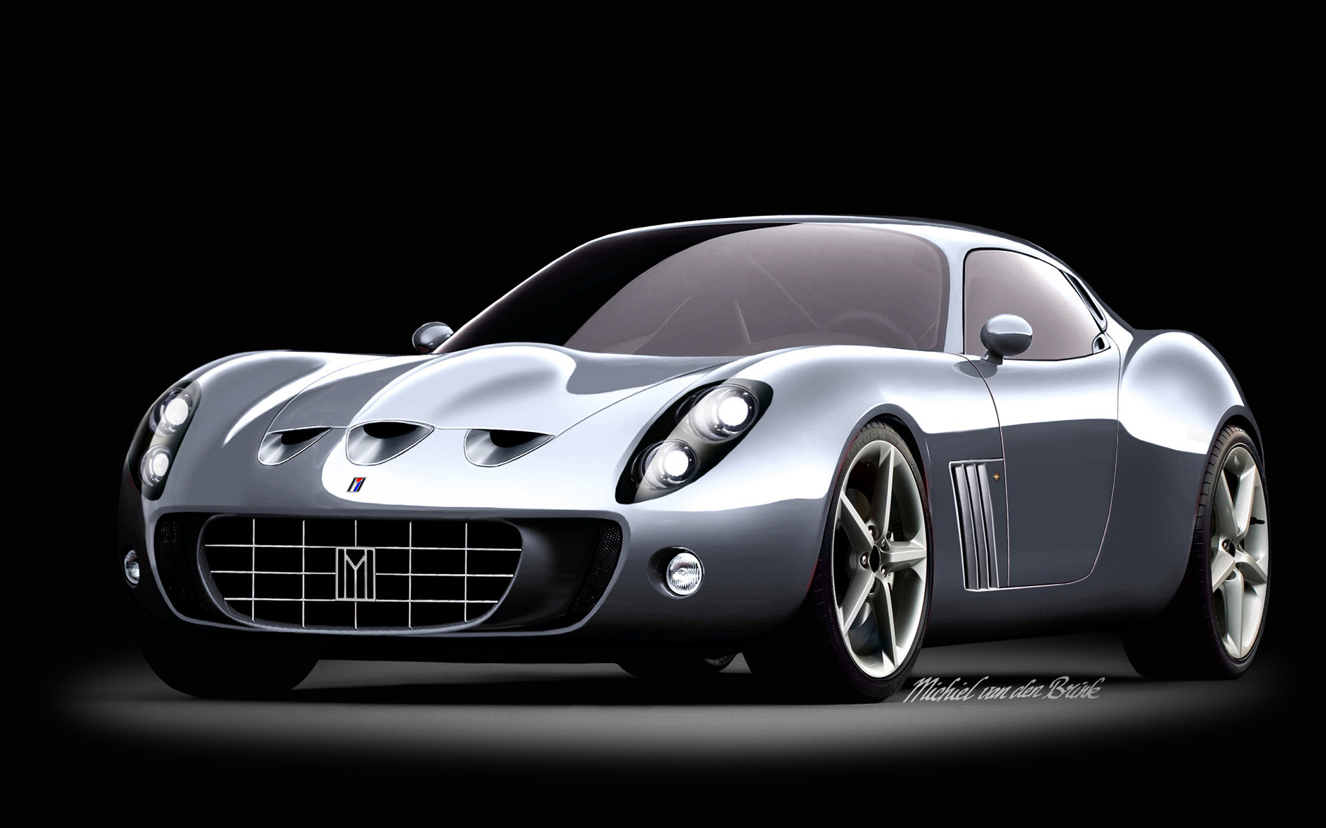 法拉利模型高清壁纸逼真微缩世界1920x1200