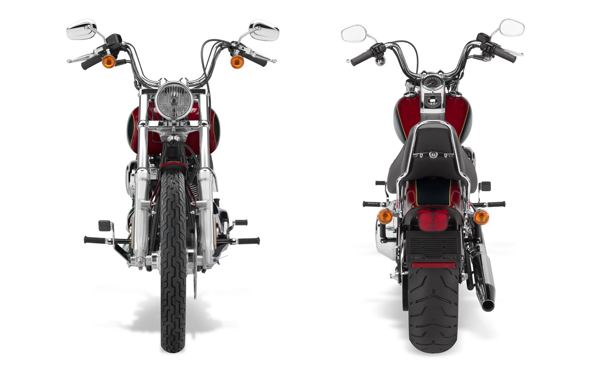 摩托车壁纸哈雷炫酷涂鸦高清1920x1200