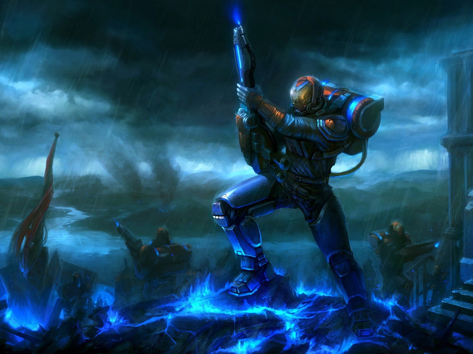 光晕梦幻感高清壁纸柔和光芒氛围1600x1200