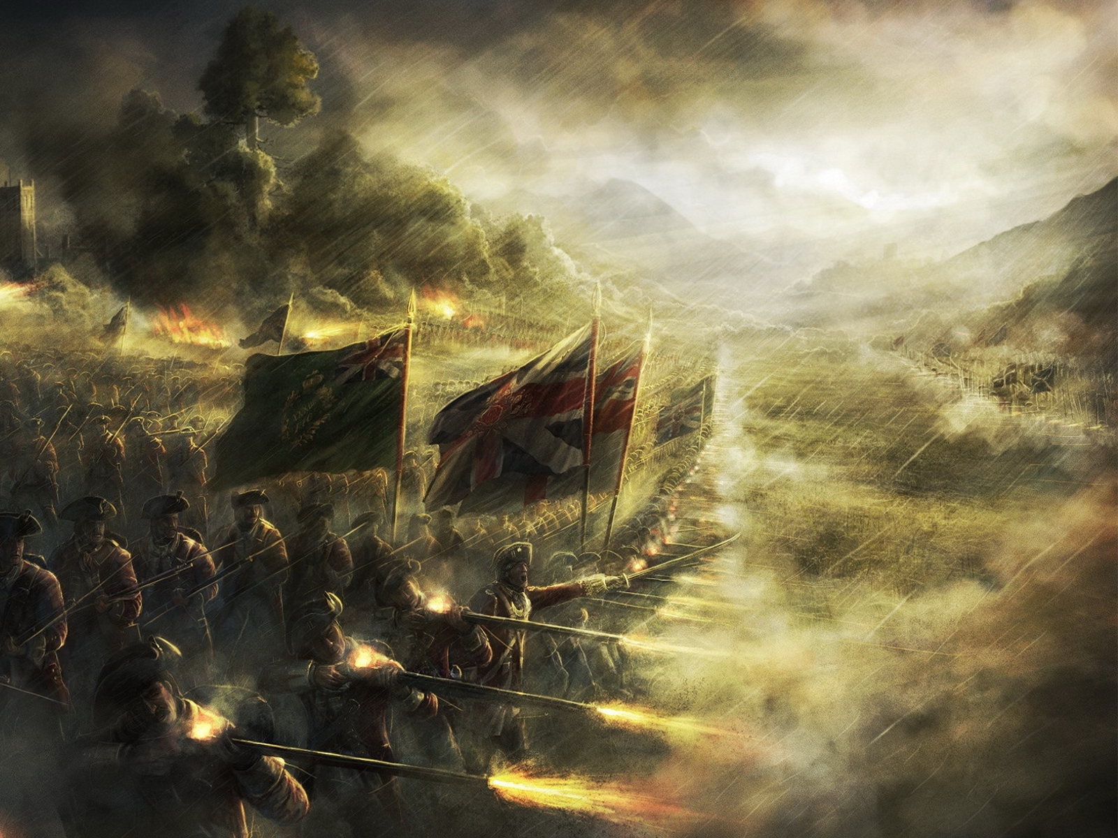 全面战争投石机轰高清墙纸破坏1600x1200