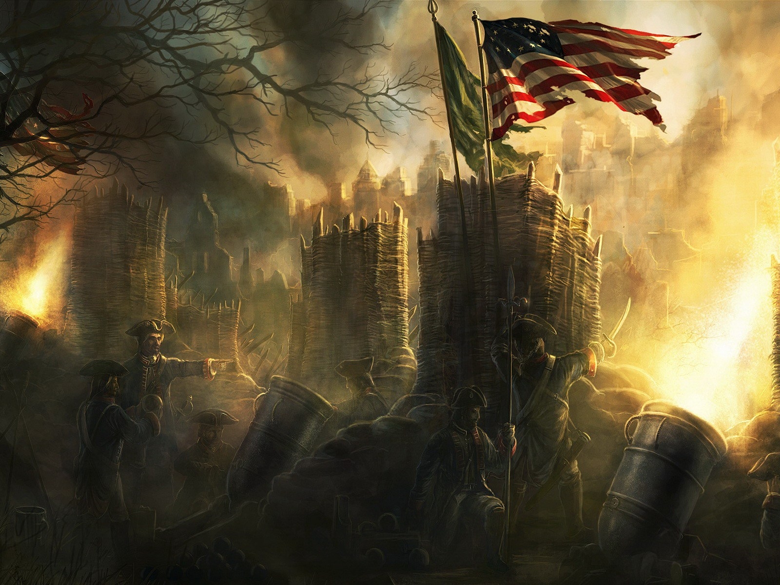 全面战争概念艺术高清墙纸设计1600x1200