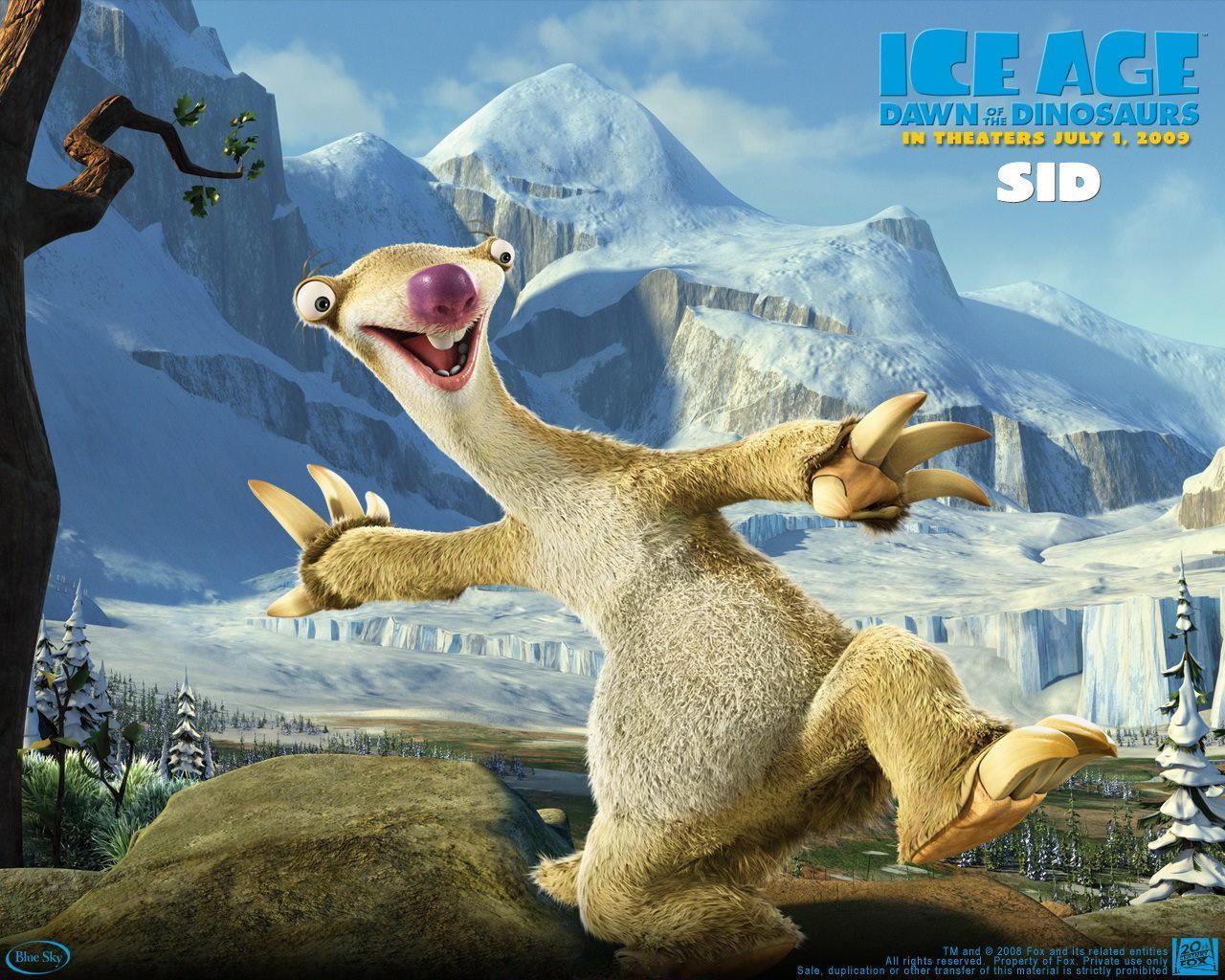 冰河世纪3高清壁纸恐龙岛屿探险记1280x1024