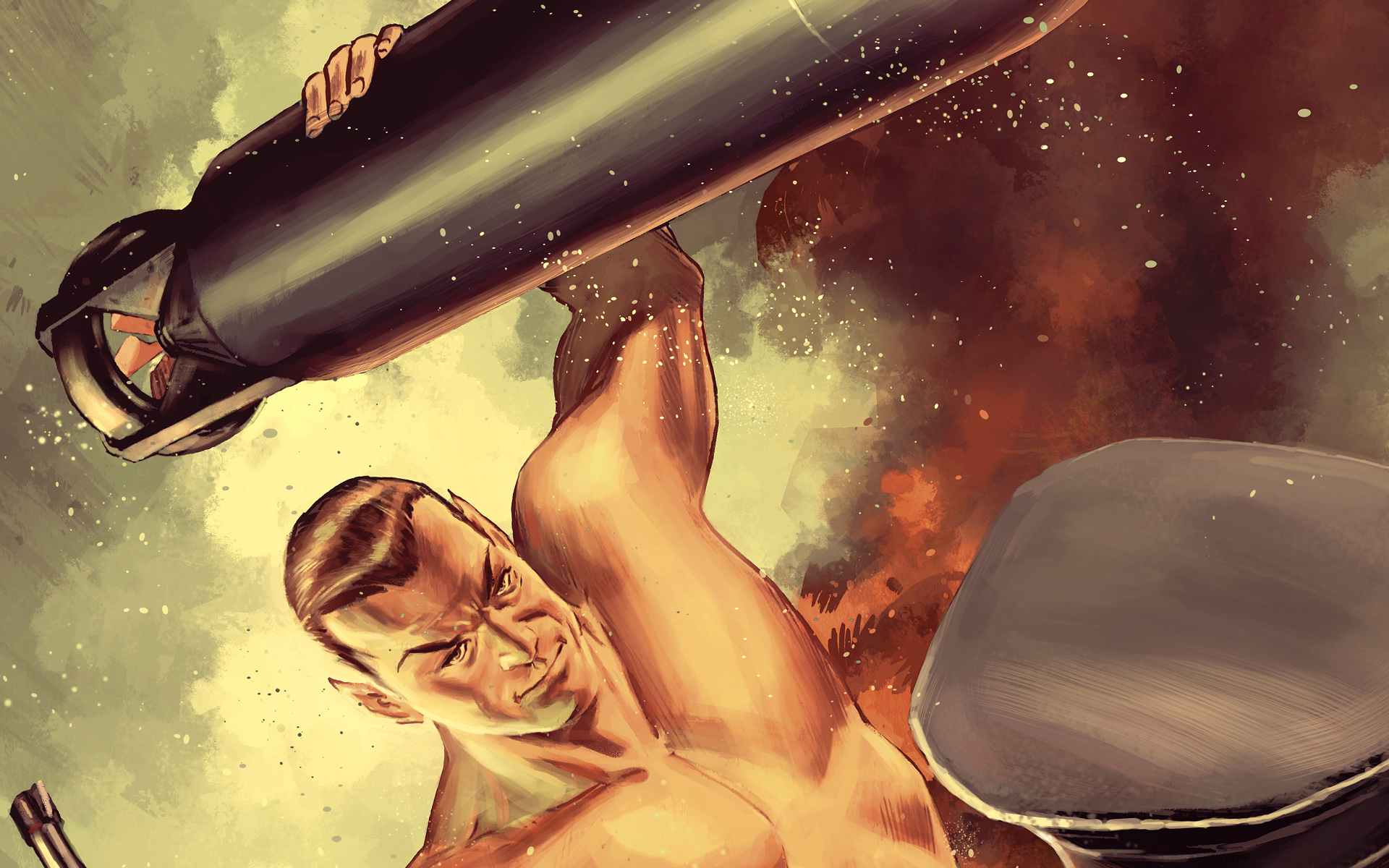 动漫电脑绘图壁纸神秘深邃1920x1200