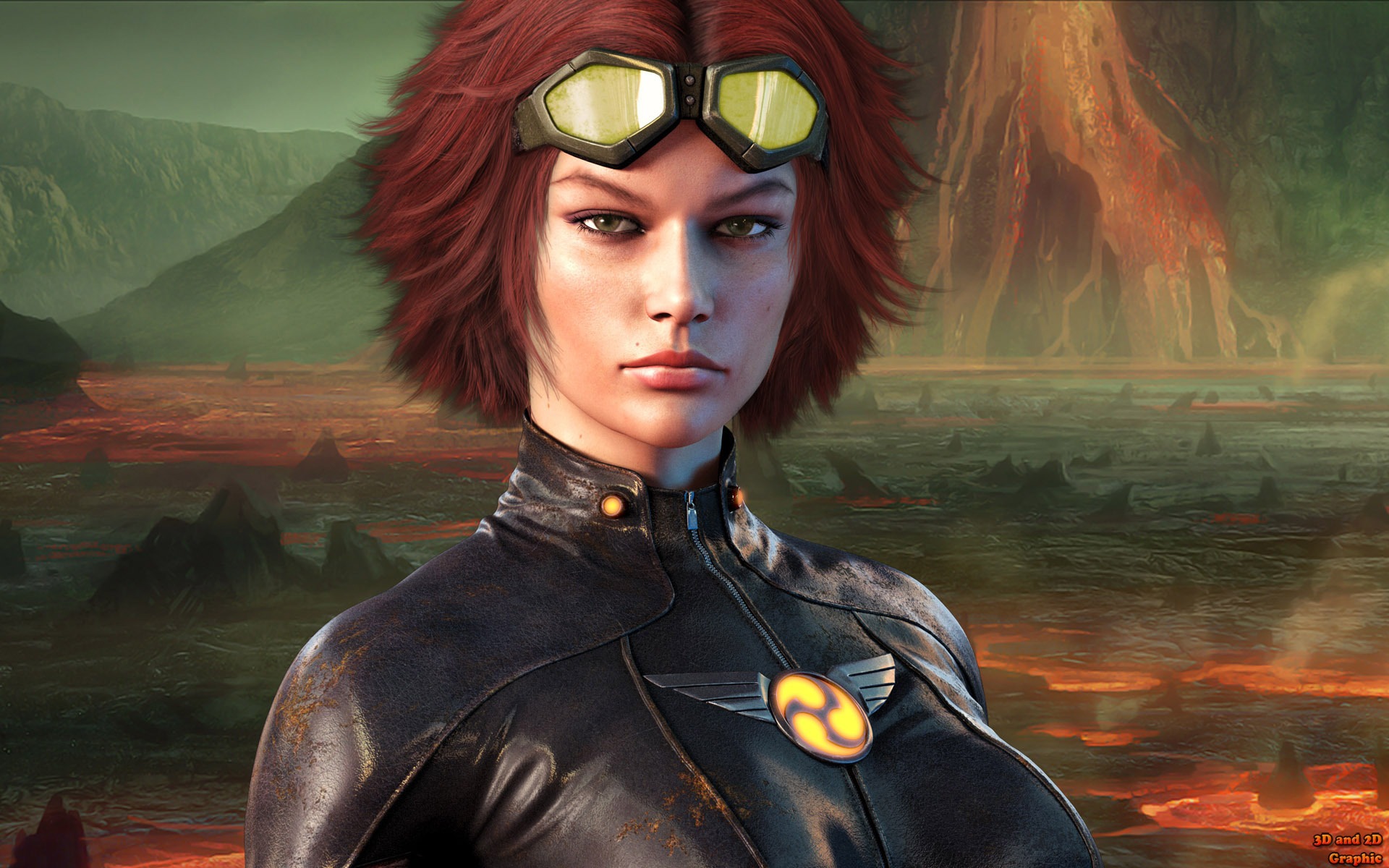 动漫电脑绘图壁纸灵动霸气1920x1200