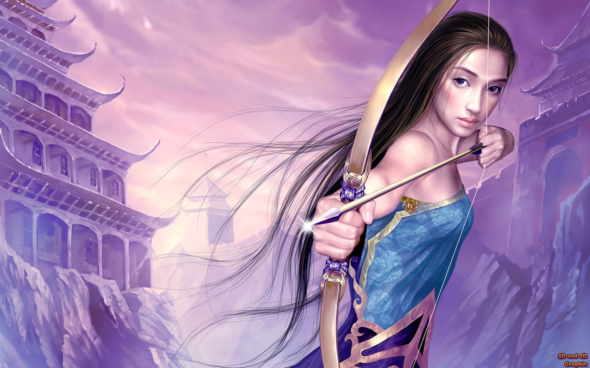 动漫电脑绘图壁纸虚拟真实1920x1200