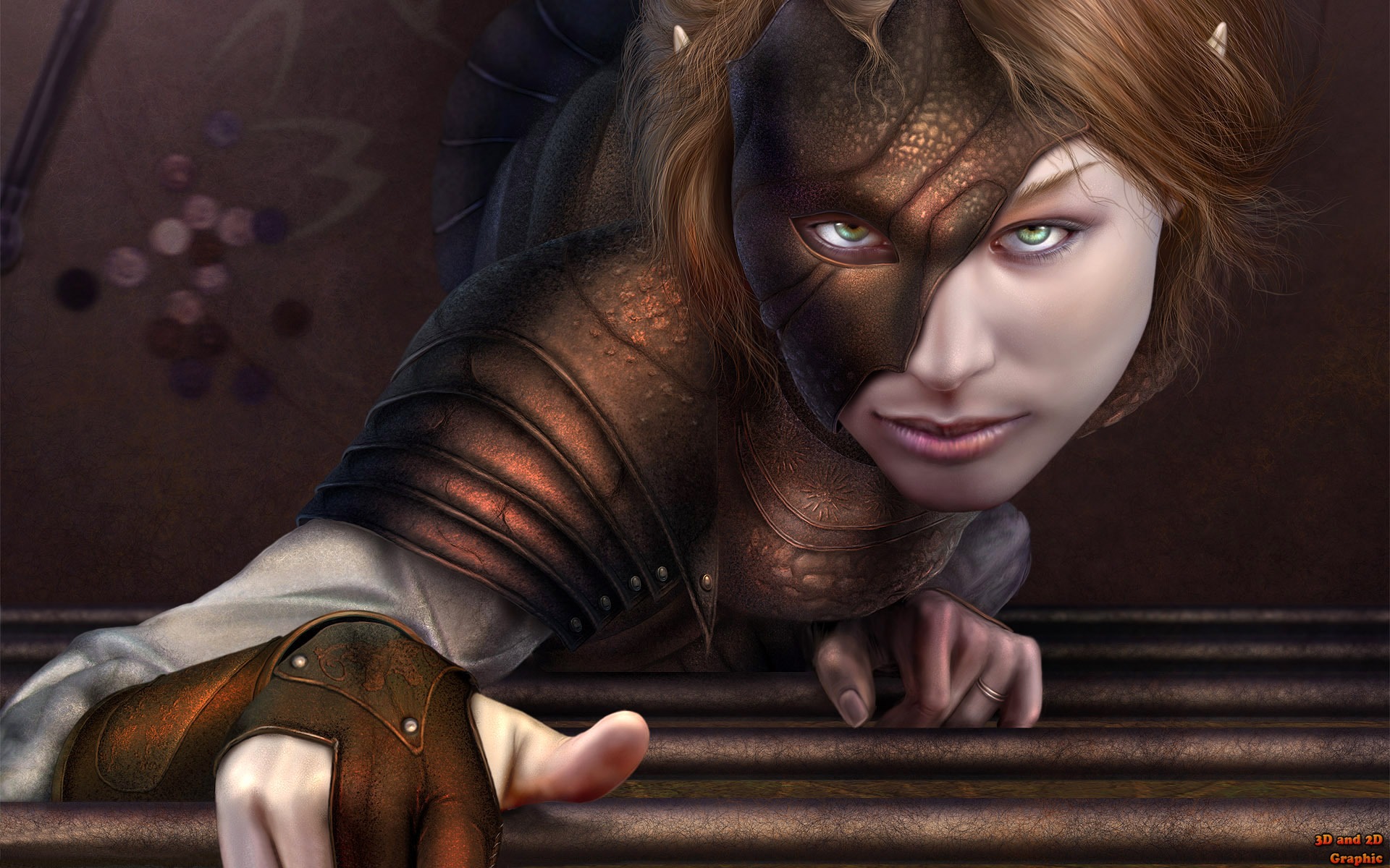 动漫电脑绘图壁纸诡异清新1920x1200