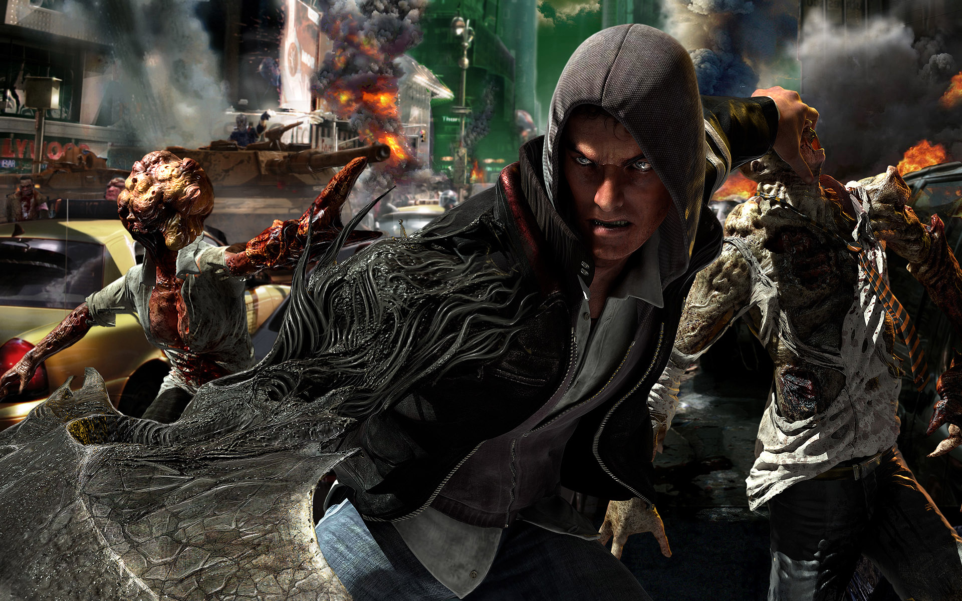 虐杀原形都市混沌高清全景壁纸1920x1200