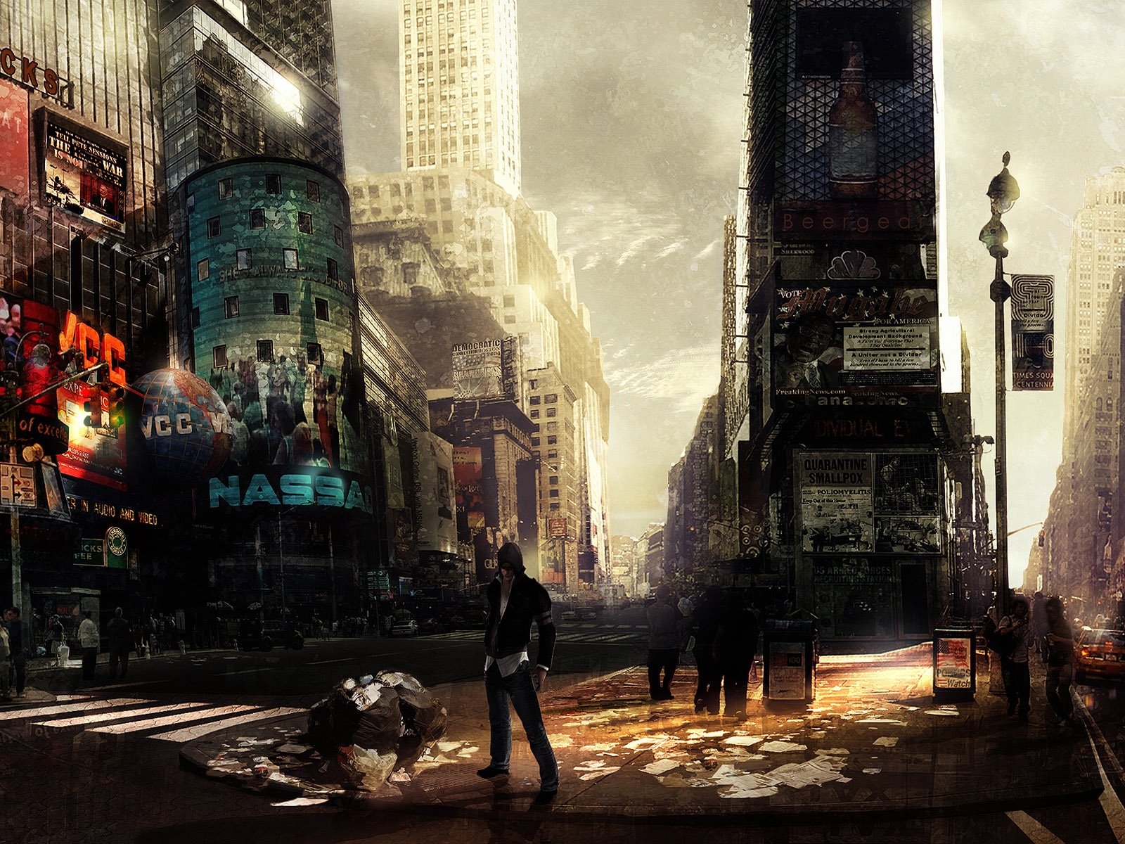 力量与速度结合炫光壁纸1600x1200