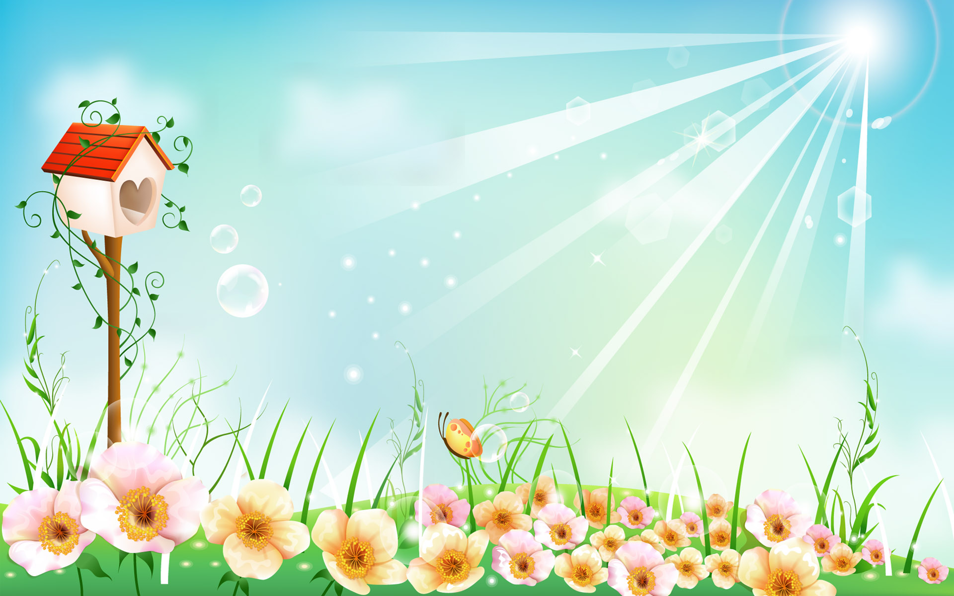 动漫风可爱卡通高清壁纸1920x1200