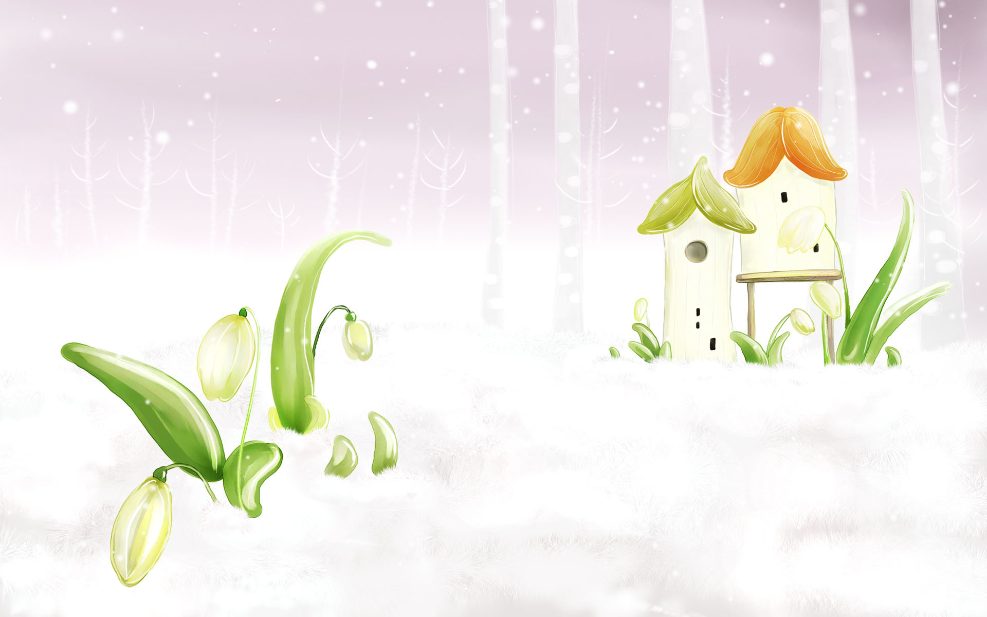 梦幻自然手绘治愈世界高清壁纸1920x1200