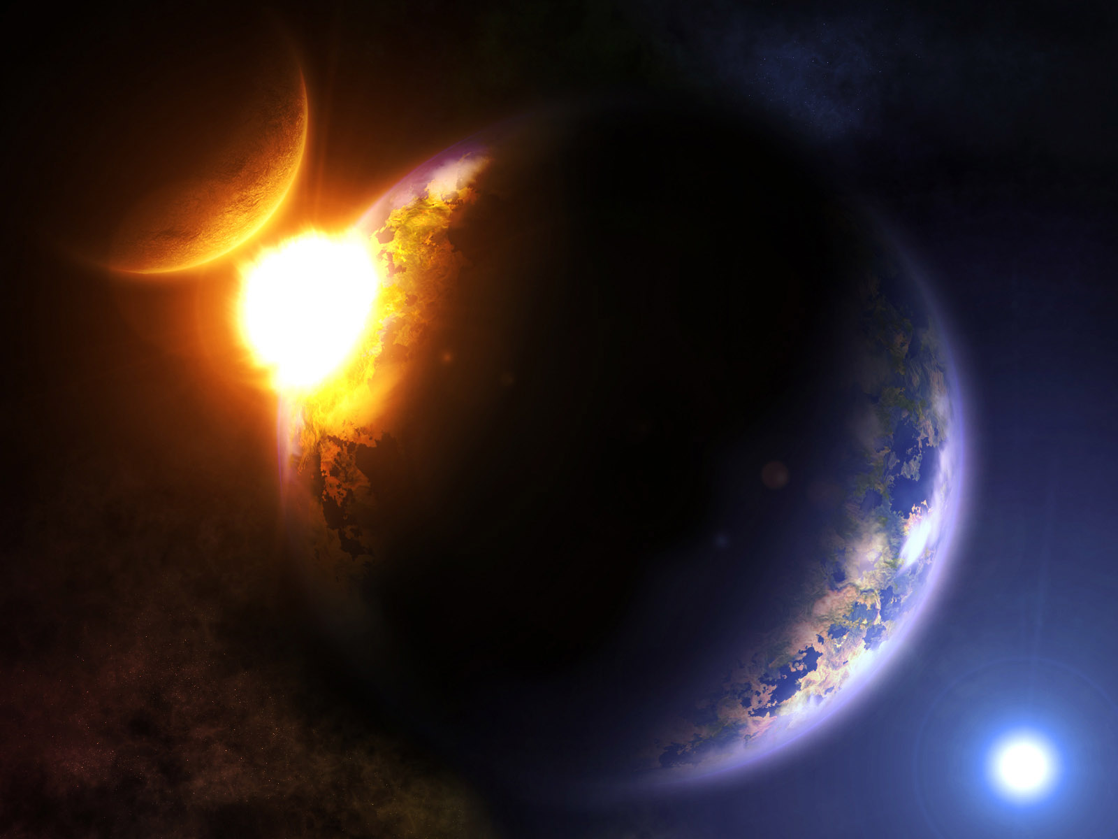 孤独宇宙深处桌面高清壁纸1600x1200