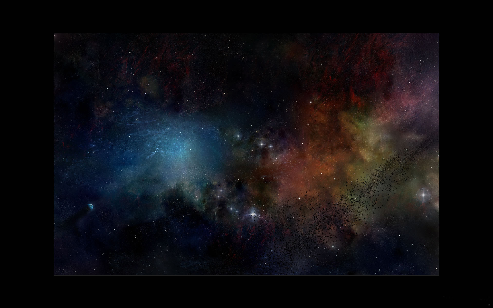 壮丽星空宇宙精美桌面背景1920x1200