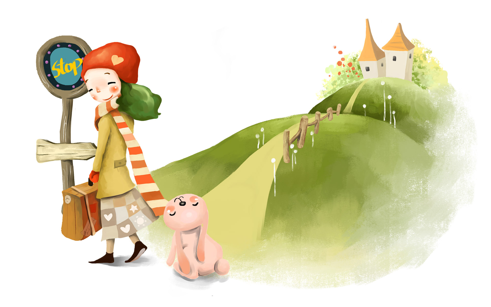 梦幻宽屏童年记忆桌面壁纸1920x1200