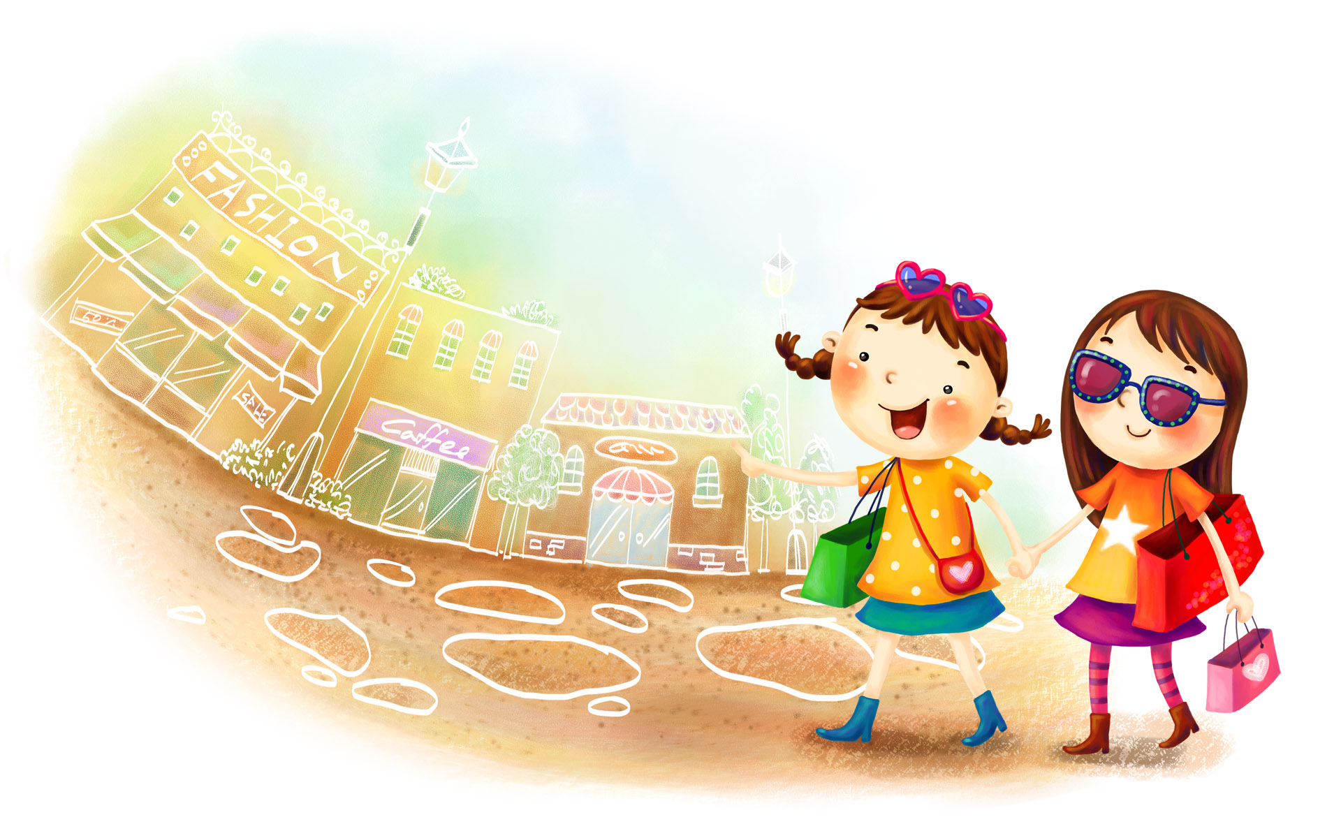 梦幻宽屏童年梦境高清壁纸1920x1200