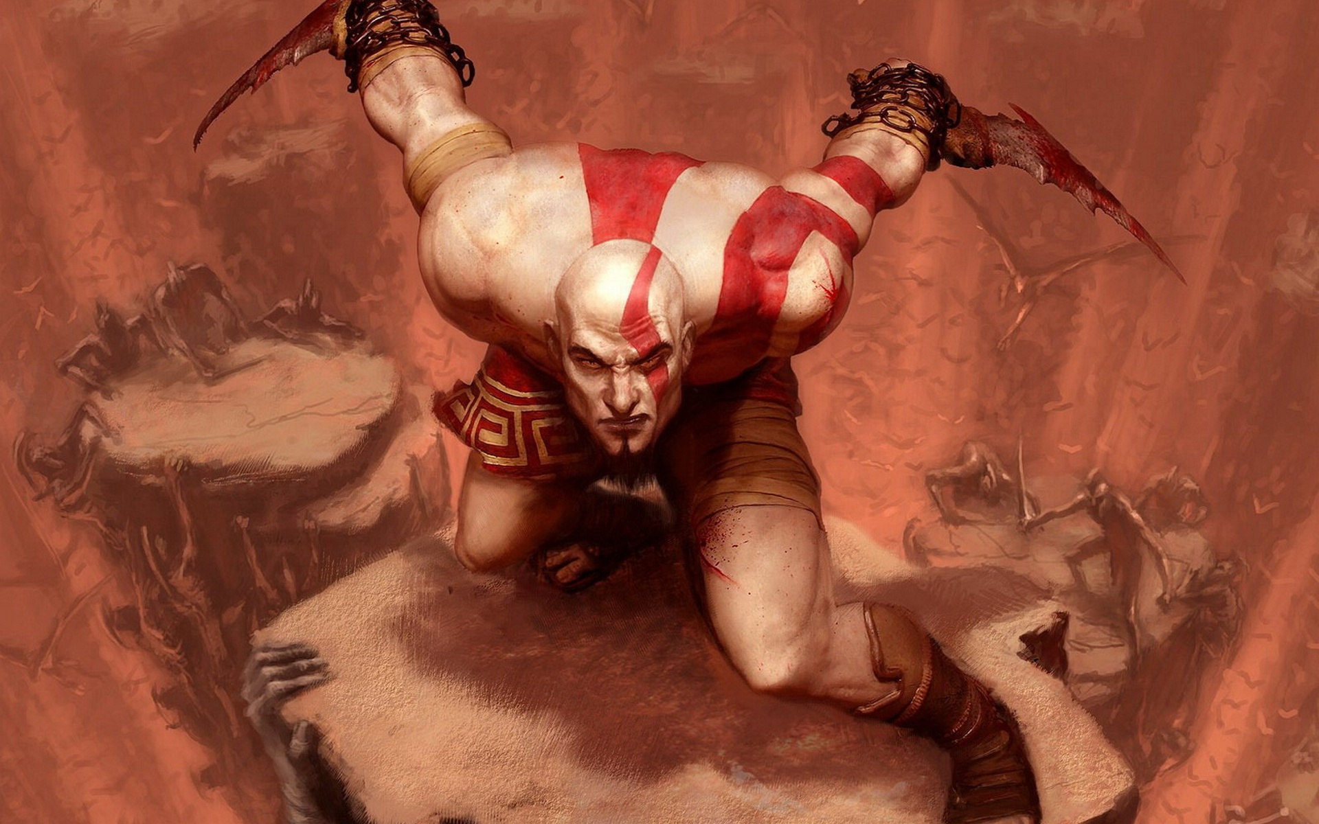 战神高清壁纸英勇神话史诗风格1920x1200