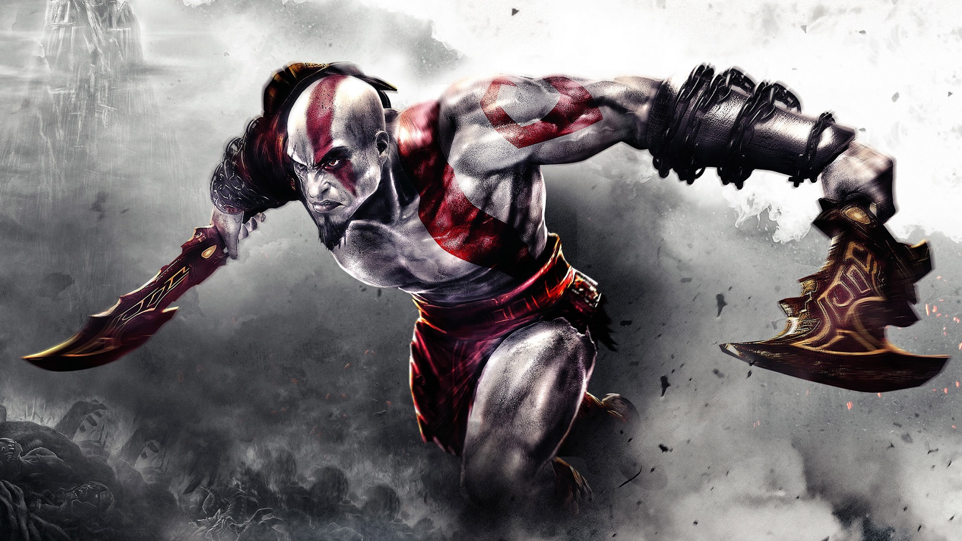 战神高清壁纸狂暴雷霆桌面壁纸1920x1080