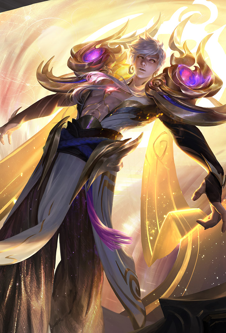 嬴政王者荣耀皮肤白昼王子高清无水印手机壁纸