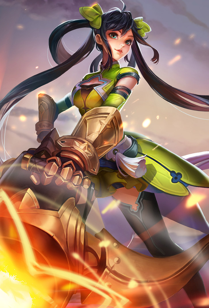 孙尚香王者荣耀皮肤千金重弩高清无水印手机壁纸