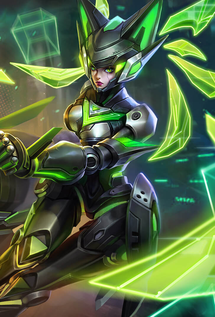 孙尚香王者荣耀皮肤末日机甲高清无水印手机壁纸