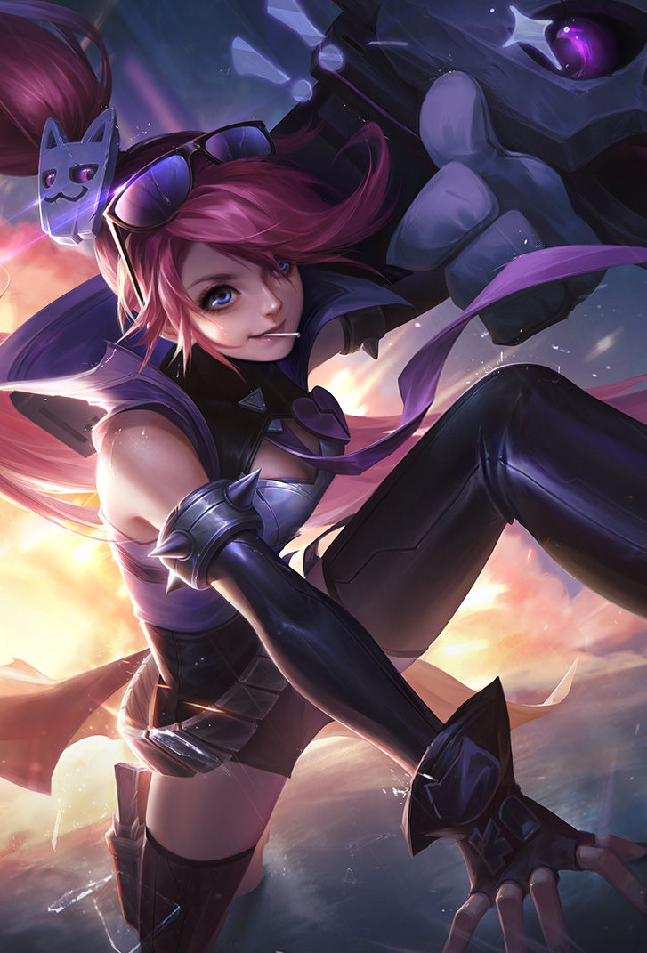 孙尚香王者荣耀皮肤杀手不太冷高清无水印手机壁纸