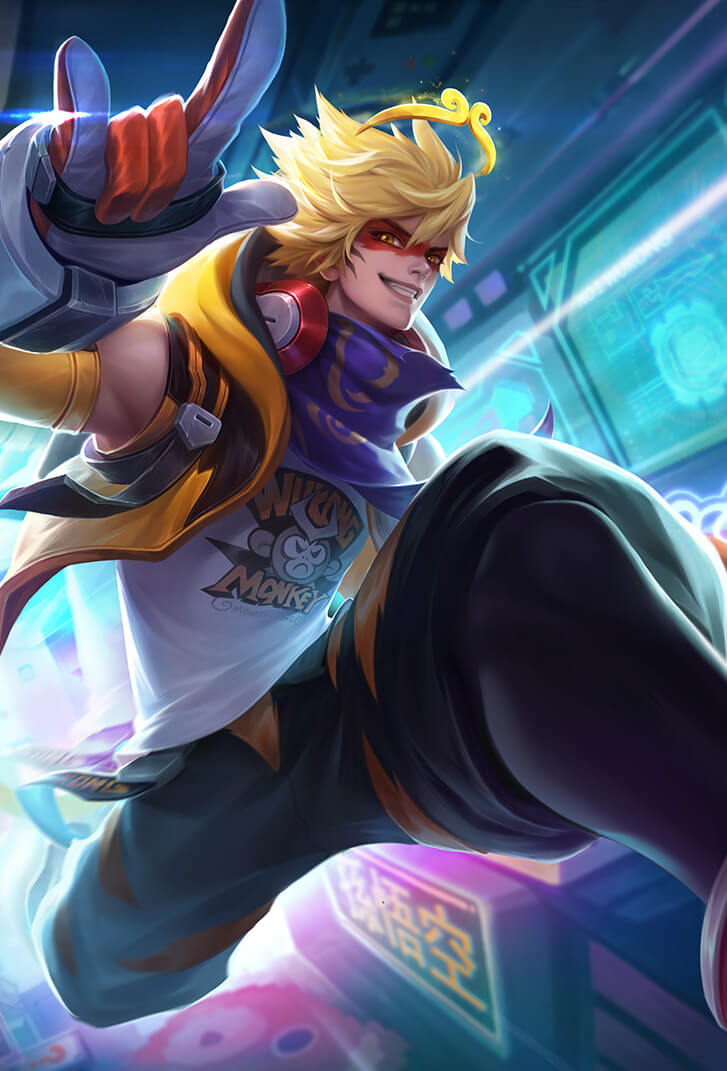 孙悟空王者荣耀皮肤全息碎影高清无水印手机壁纸