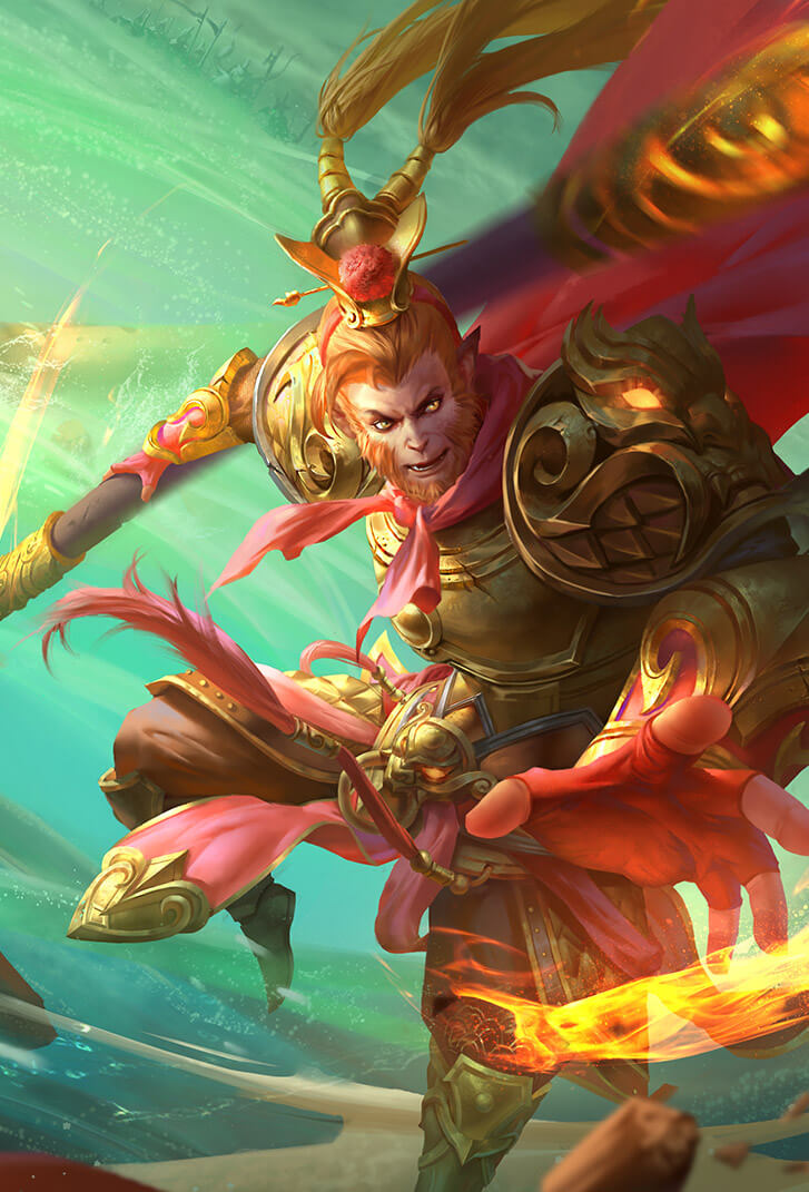 孙悟空王者荣耀皮肤美猴王高清无水印手机壁纸