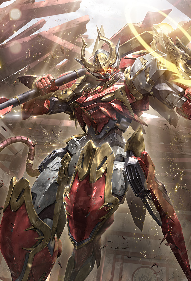 孙悟空王者荣耀皮肤零号・赤焰高清无水印手机壁纸