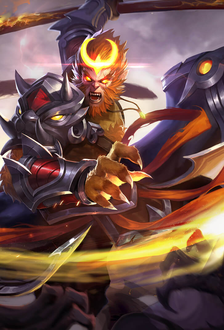 孙悟空王者荣耀皮肤齐天大圣高清无水印手机壁纸