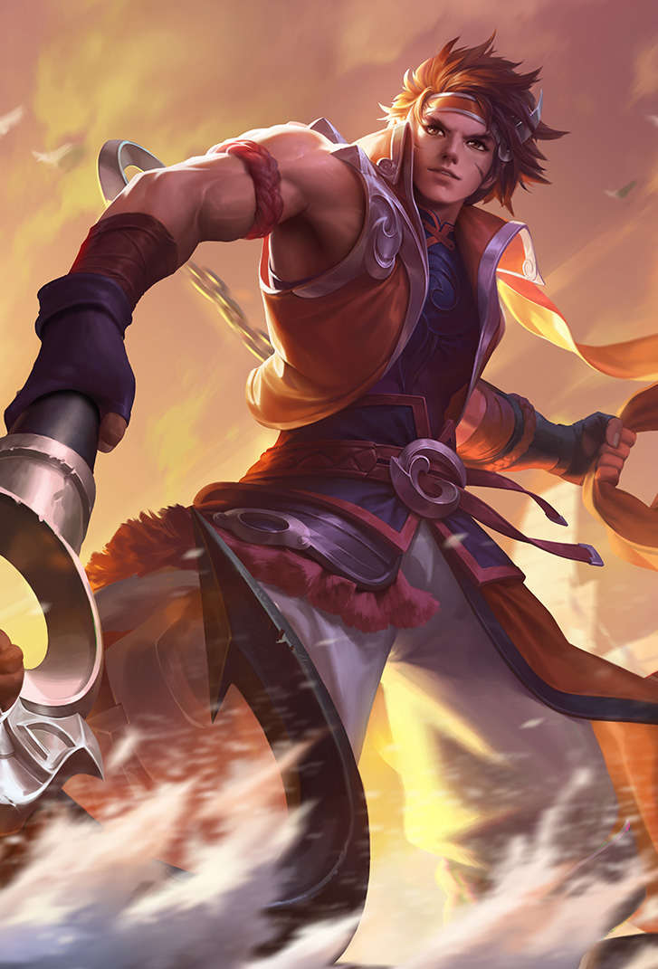 孙策王者荣耀皮肤光明之海高清无水印手机壁纸