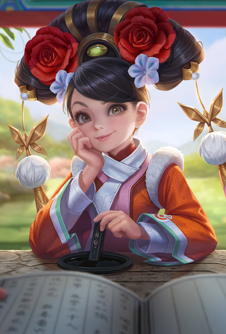 安琪拉王者荣耀皮肤如懿高清无水印手机壁纸