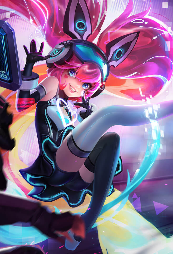 安琪拉王者荣耀皮肤心灵骇客高清无水印手机壁纸