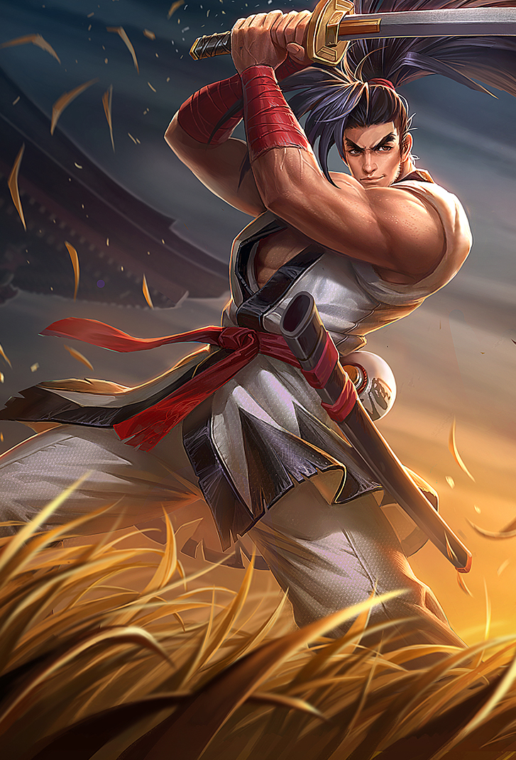 宫本武藏王者荣耀皮肤霸王丸高清无水印手机壁纸