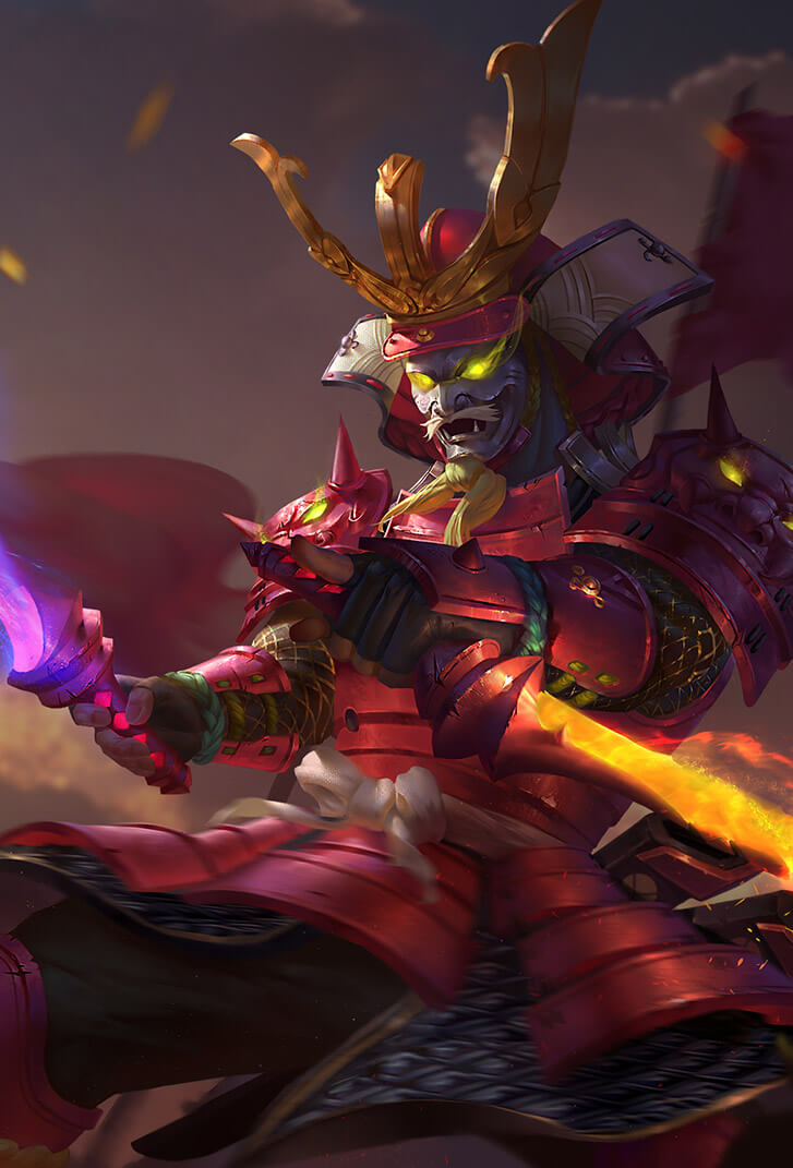 宫本武藏王者荣耀皮肤鬼剑武藏高清无水印手机壁纸