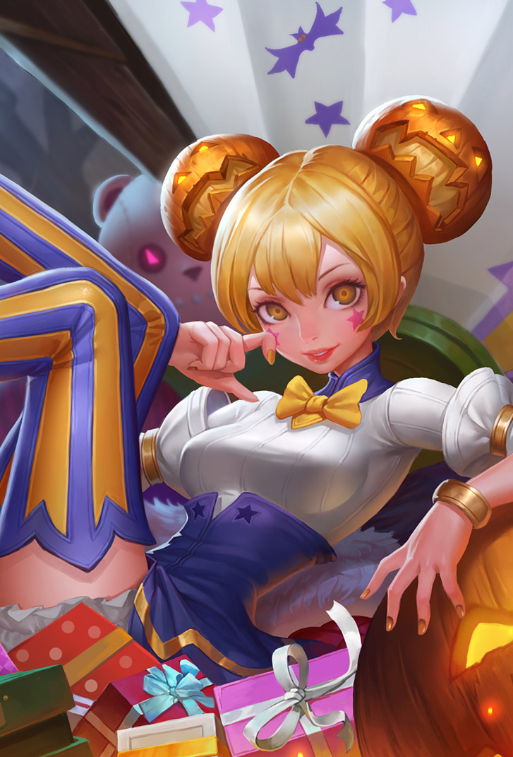 小乔王者荣耀皮肤万圣前夜高清无水印手机壁纸