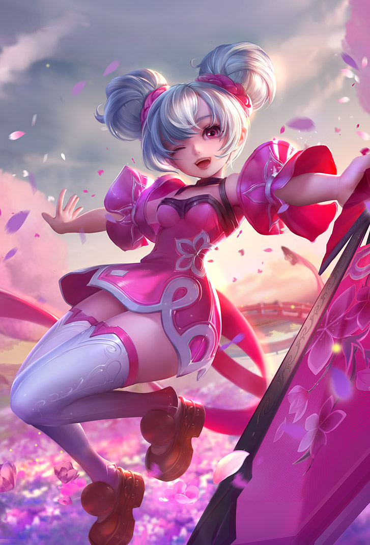 小乔王者荣耀皮肤恋之微风高清无水印手机壁纸