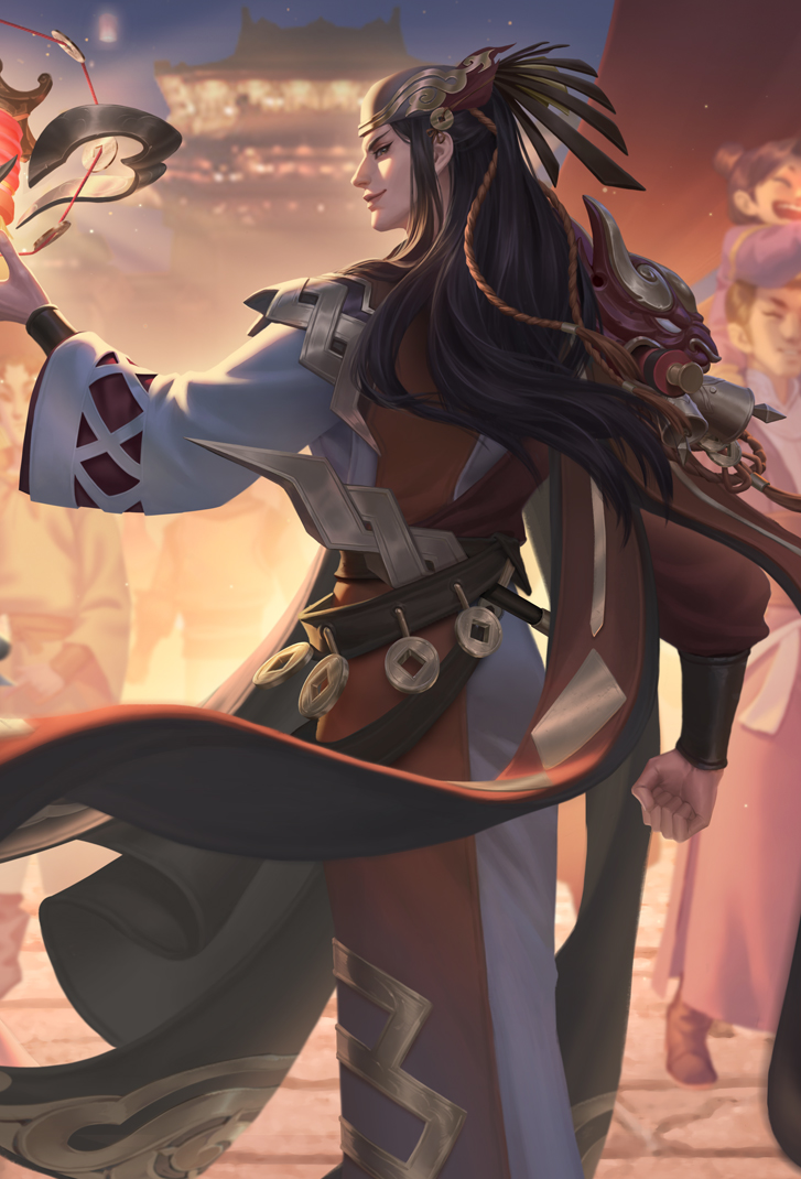 明世隐王者荣耀皮肤疑决卦高清无水印手机壁纸