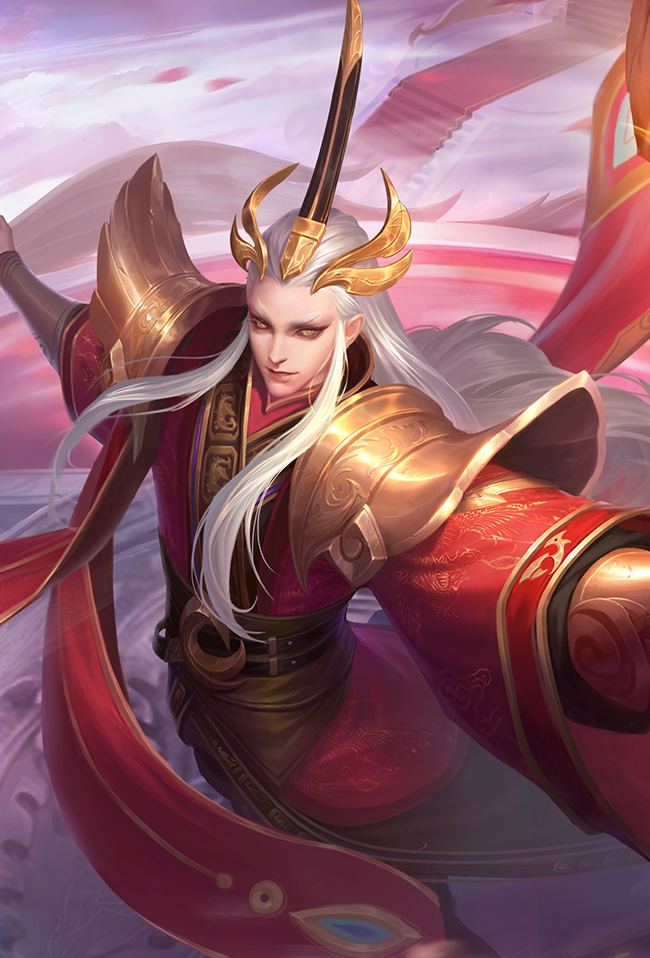 明世隐王者荣耀皮肤虹云星官高清无水印手机壁纸