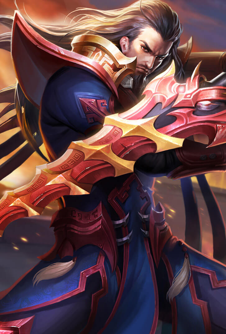 曹操王者荣耀皮肤鲜血枭雄高清无水印手机壁纸