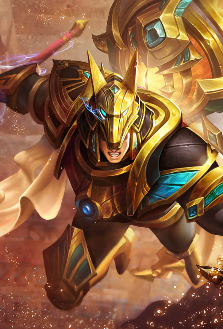 杨戬王者荣耀皮肤埃及法老高清无水印手机壁纸