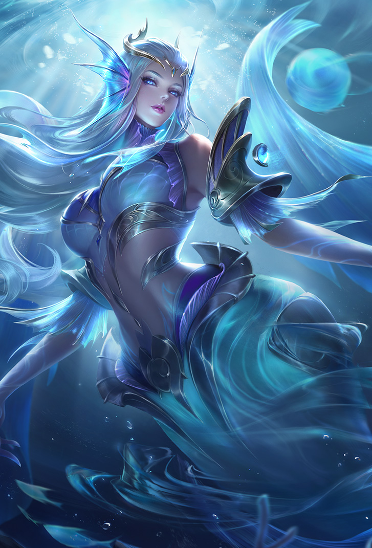 武则天王者荣耀皮肤海洋之心高清无水印手机壁纸