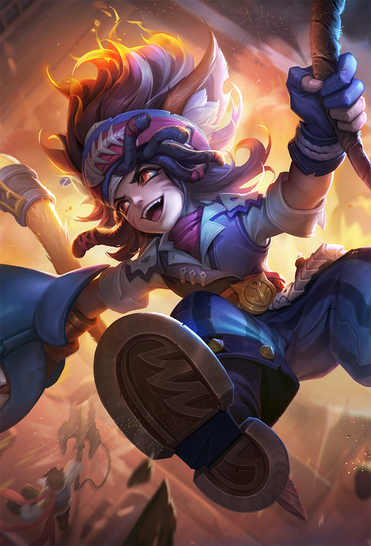 沈梦溪王者荣耀皮肤鲨炮海盗猫高清无水印手机壁纸