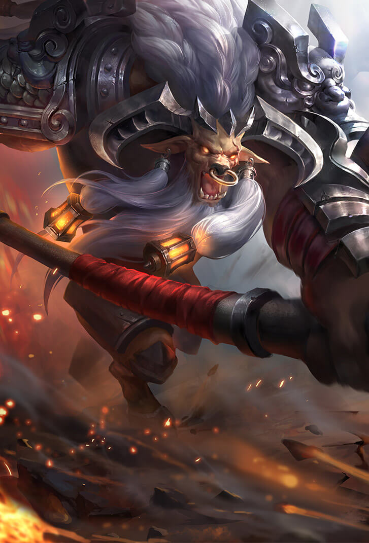 牛魔王者荣耀皮肤精英酋长高清无水印手机壁纸