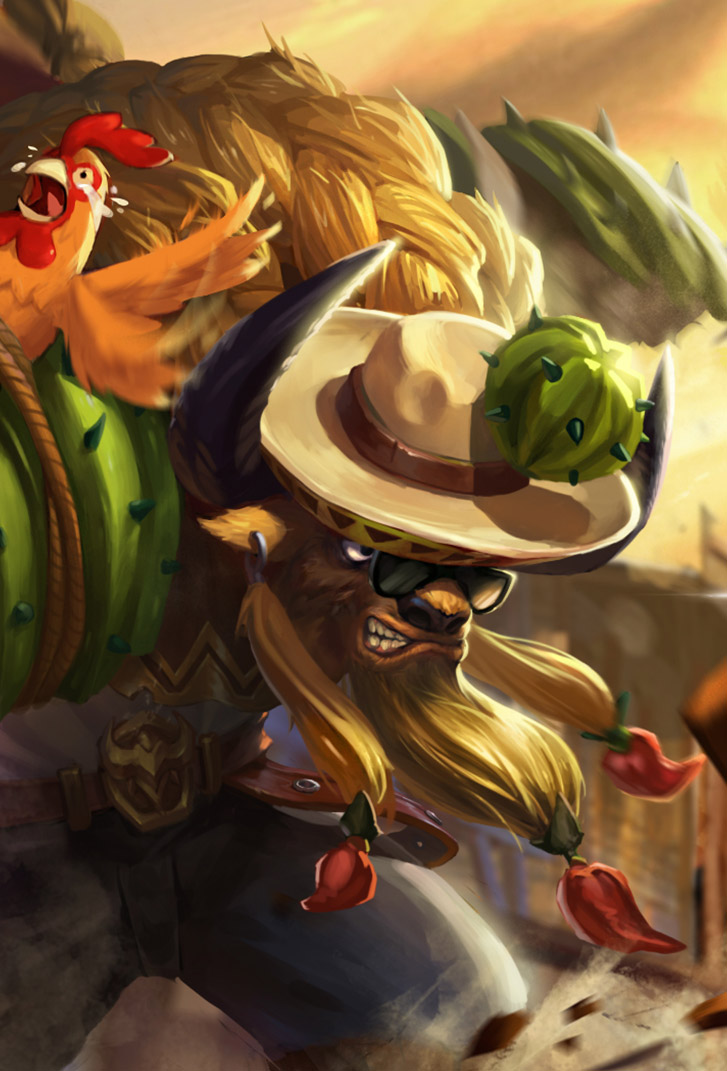 牛魔王者荣耀皮肤西部大镖客高清无水印手机壁纸