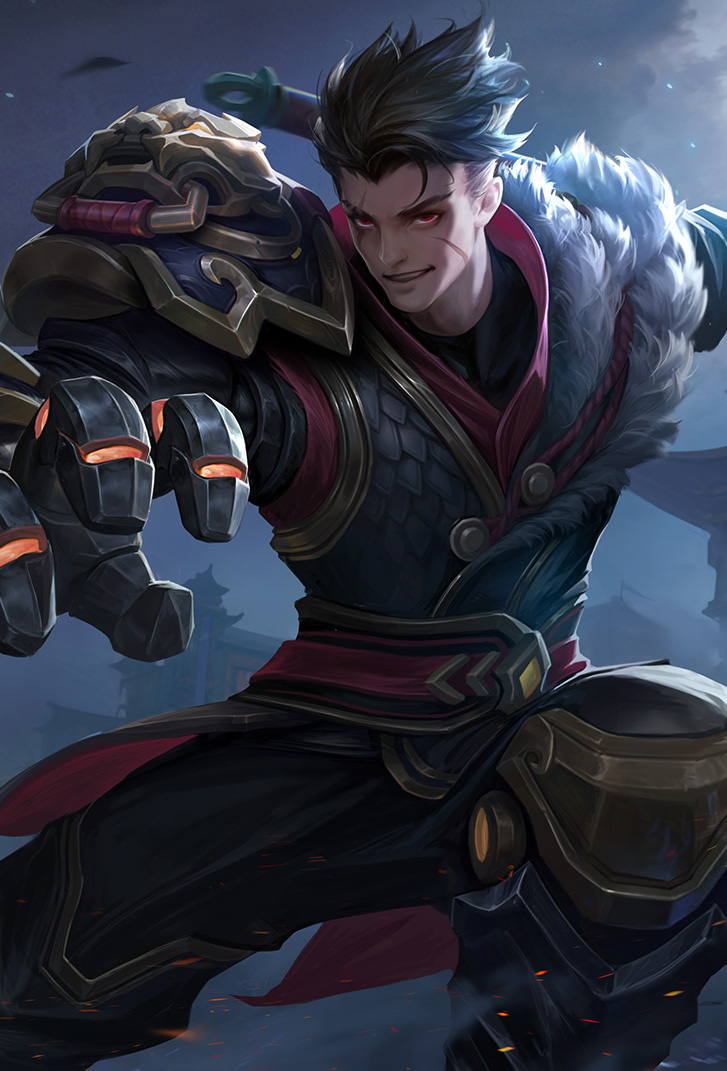 狂铁王者荣耀皮肤御狮高清无水印手机壁纸